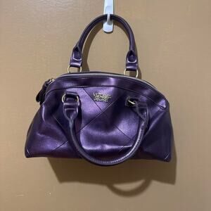 NWT Victoria's Secret Purple Quilted SatcheL Halloween Purple